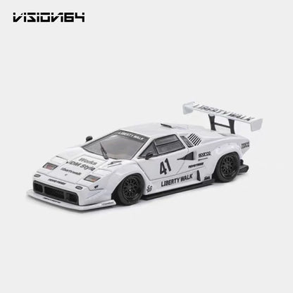 Vision64 1 64 Lbwk Countach Lp500 Diorama 1:64 Diecast