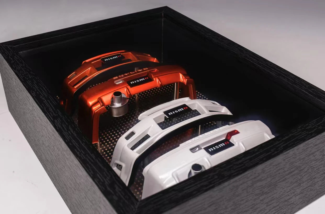 Mh R34 Bumper Display Frame 1 18 1:18 Diecast