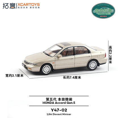 XCARTOYS Accord Gen 5 1 64 Metal Plastic Parts Y47 1:64 Diecast