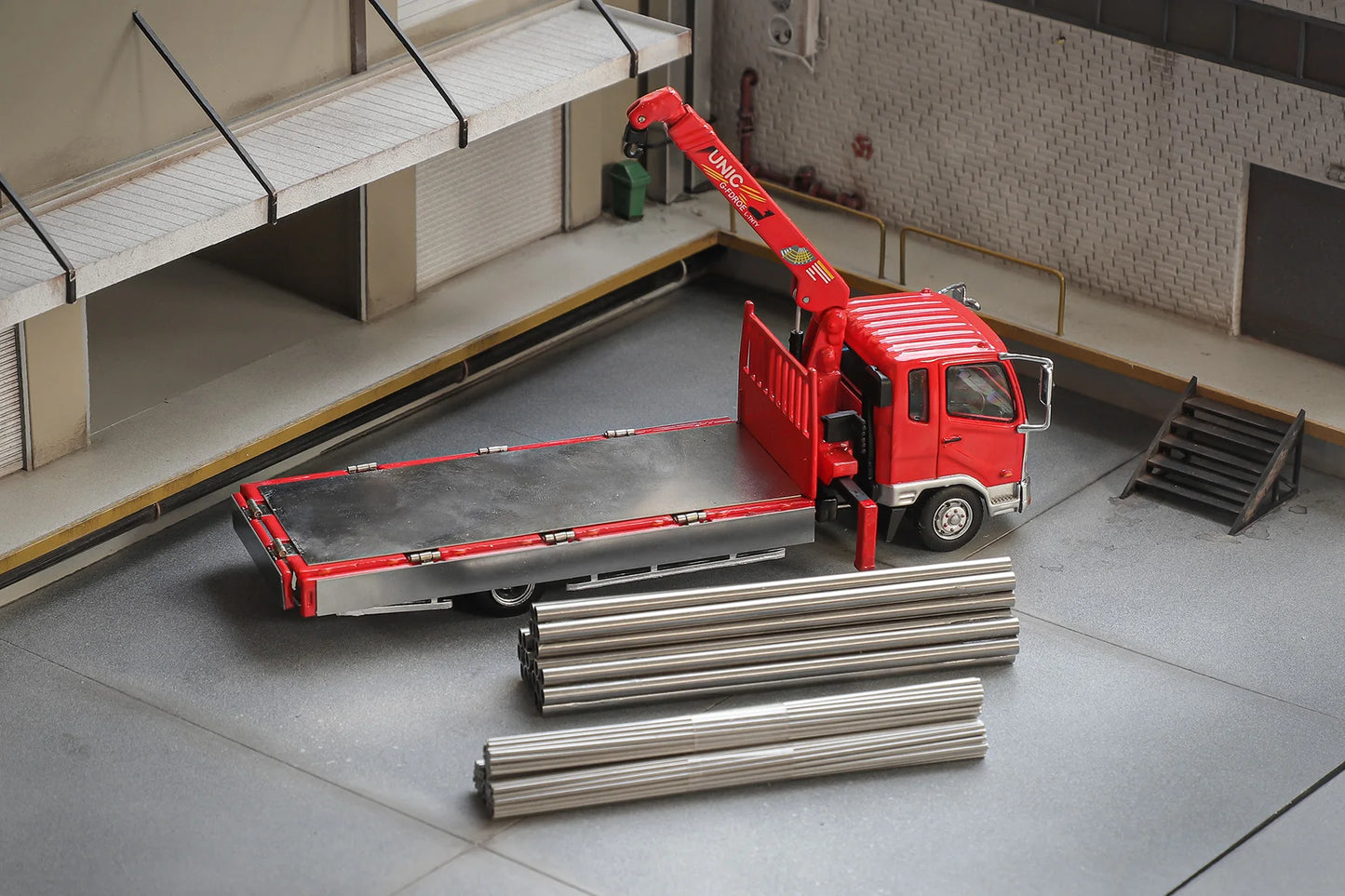 GCD Fighter Truck with Crane 1 64 486 1:64 Diecast