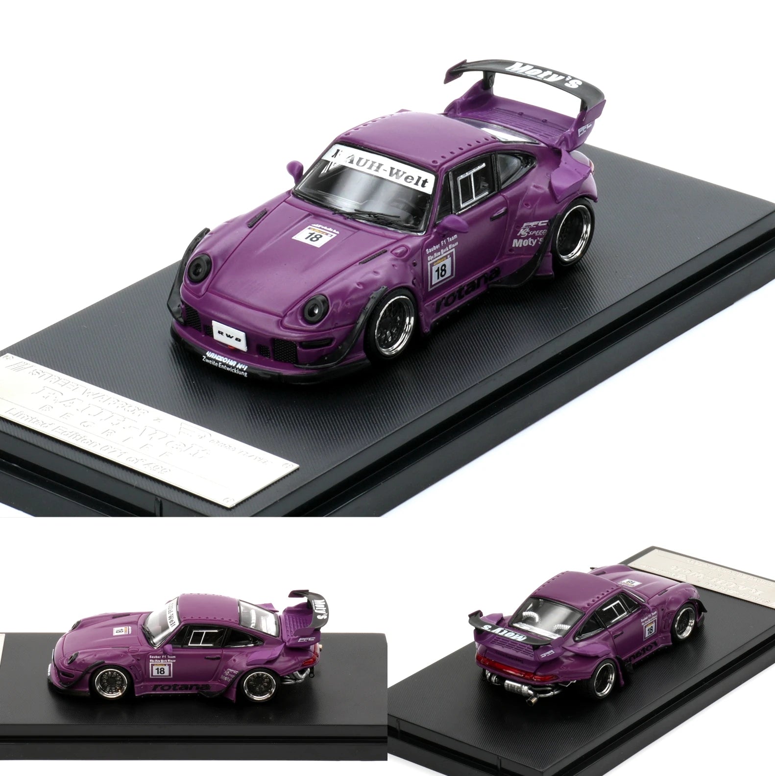 Premium SW RWB 993 Rotana 997 1:64 Scale Diecast Model Car - Image 55