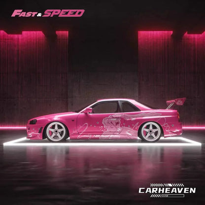 Fast Speed Fs Skyline GT-R R34 Z Tune 1 1:64 Diecast
