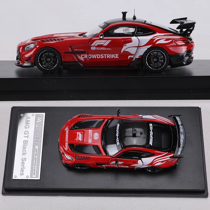 Mj 1 64 Amg Gt Safety Open Full Door Die 1:64 Diecast