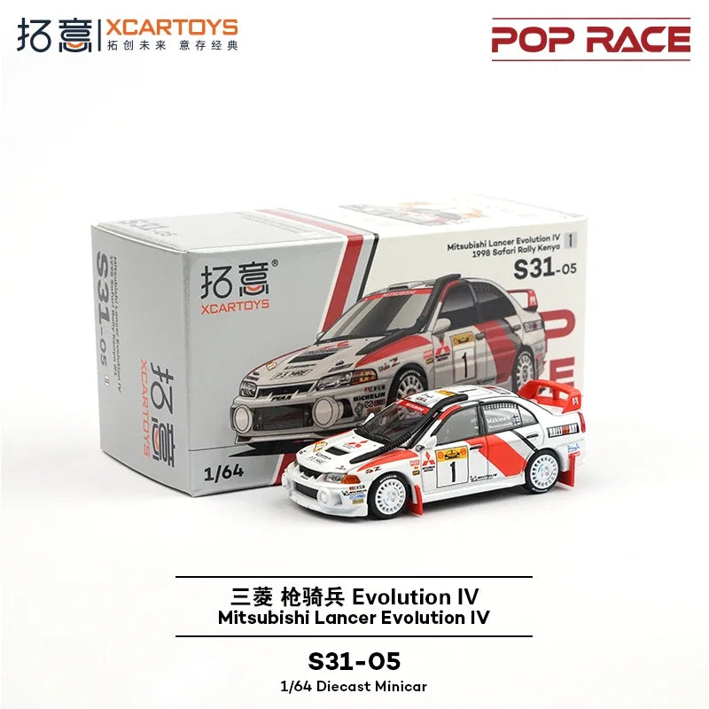 Pop Race XCARTOYS 1997 Lancer Evolution Iv 1 64 Metal Plastic 1:64 Diecast