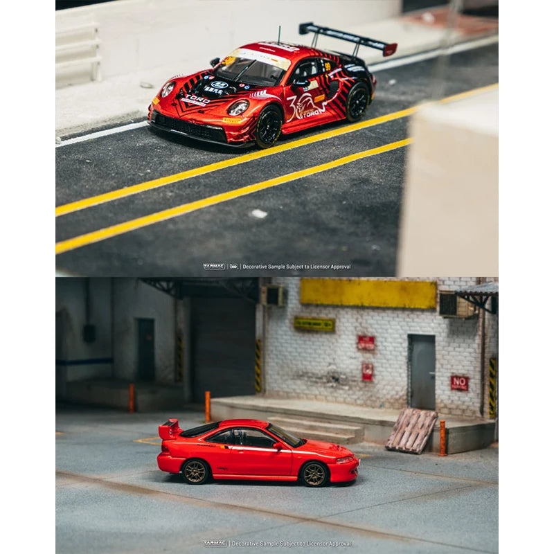 Tarmac Works Porsche HEC 2025 911 GT3 R Macau GT Cup modelbil 1:64