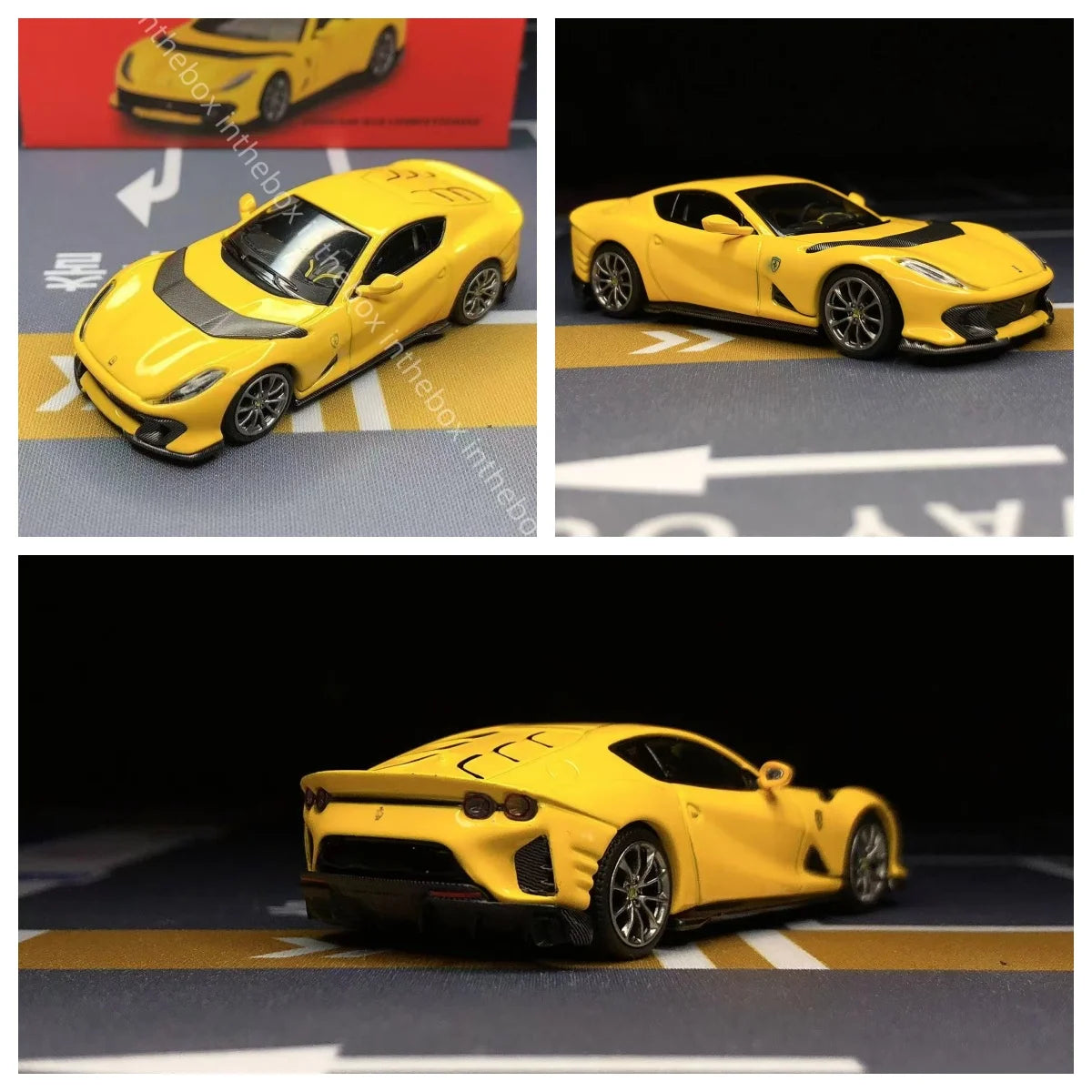 BBR Ferrari 812 Competizione Giallo Modena 1:64 Diecast
