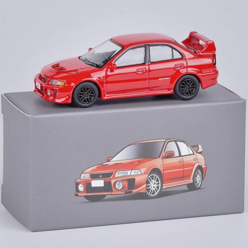 Mitsubishi Lancer Evolution Five 1:64 Scale Diecast Model Car - Metal Toy Cars