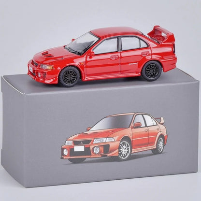 Mitsubishi Lancer Evolution Five 1:64 Scale Diecast Model Car - Metal Toy Cars
