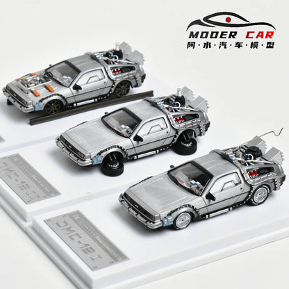 DeLorean DMC-12 Back to the Future MJ 1:64 Diecast