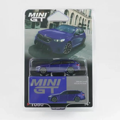 MINI GT BMW M5 Touring G99 Marina Bay Blue 1:64 Diecast