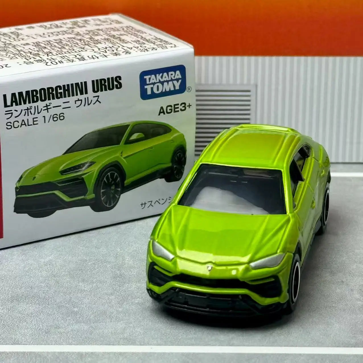 Lamborghini Takara Tomy Tomica NO.02 Urus Pop 1:64 Scale Diecast Model Car - Image 4