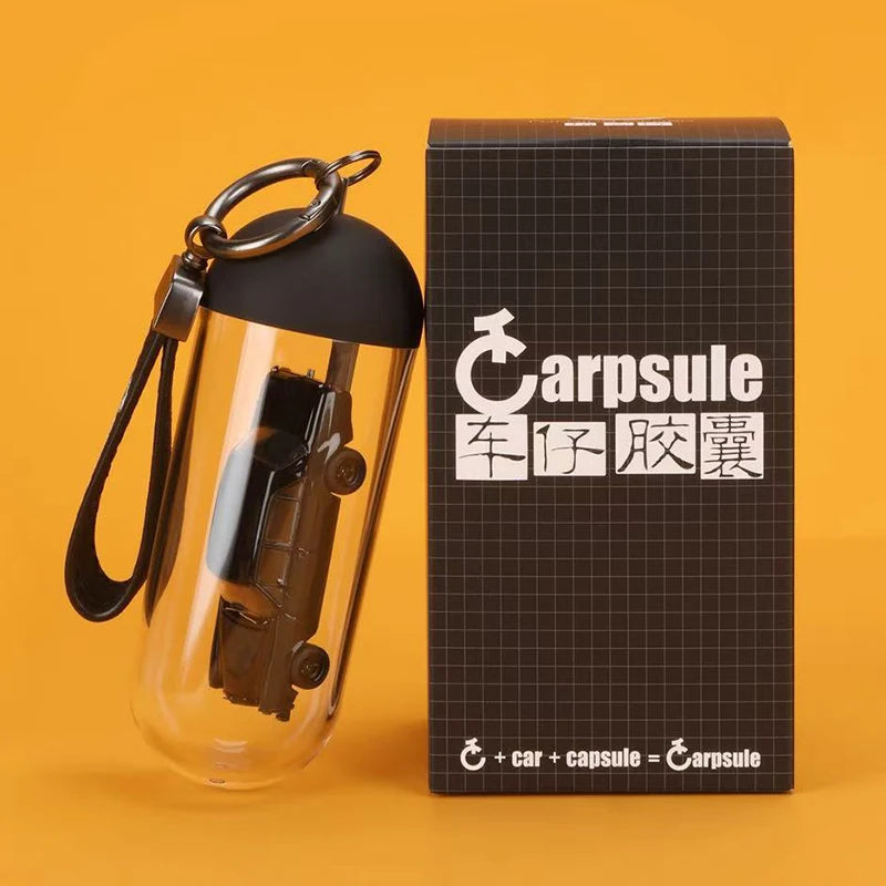 Turning Crush 1 64 Capsule Shape Keychain Bag Hangers Not 1:64 Diecast modelbil 1:64