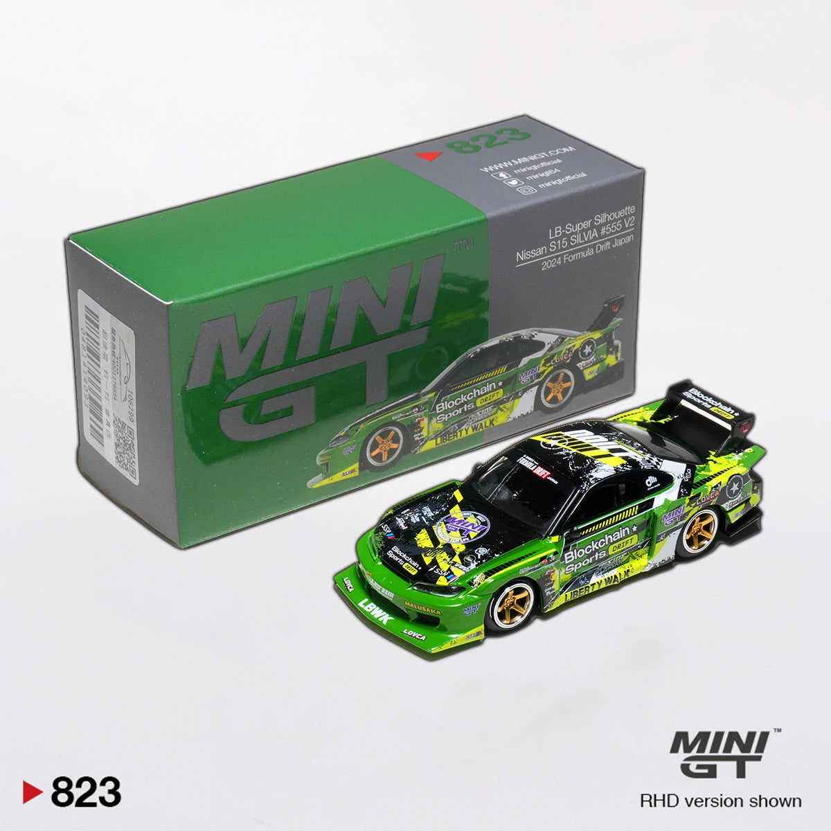 MINI GT 823 1 64 Nissan Lbwk Lb Super Silhouette S15 1:64 Diecast