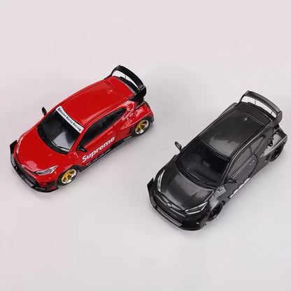 Premium ET Fuji GR Yaris Pandem 1:64 Scale Diecast Model Car - Detail