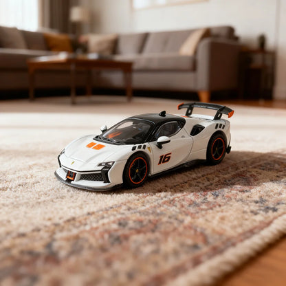Ferrari SF90-Style Supercar 1:64 Diecast