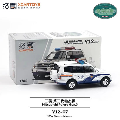 XCARTOYS Pajero Gen 3 1 64 Metal Plastic Parts Y12 1:64 Diecast modellino 1:64