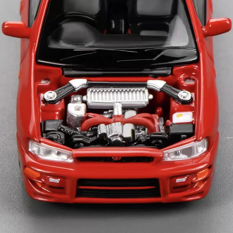 Mh Impreza Wagon WRX STI Version Vi Red 1 64 1:64 Diecast