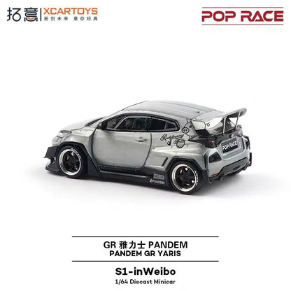 Pop Race XCARTOYS GR Pandem GR Yaris 1 64 Metal Plastic 1:64 Diecast