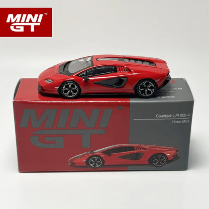 MINI GT 1 64 Countach Lpi 800 4 Rosso Mars Red 1:64 Diecast