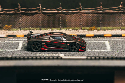 Tw 1 64 Koenigsegg Agera Rs Black Carbon Fiber Red 1:64 Diecast