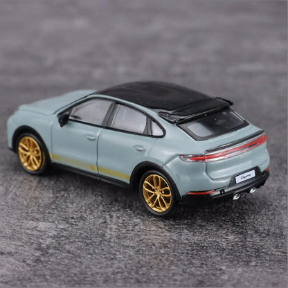 Premium TH Cayenne Turbo GT 1:64 Scale Diecast Model Car - Side View