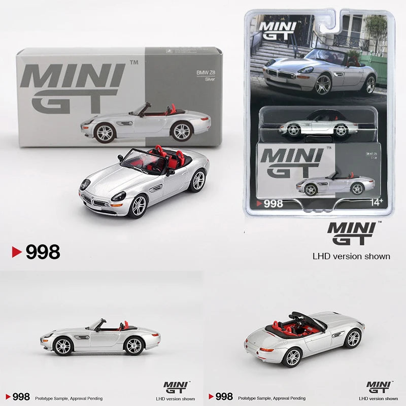 MINI GT 998 1 64 BMW Z8 Silver 1:64 Diecast
