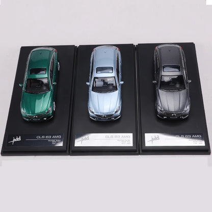 King 1 64 Cls63 Amg Gray Blue Green Limited Edition 1:64 Diecast