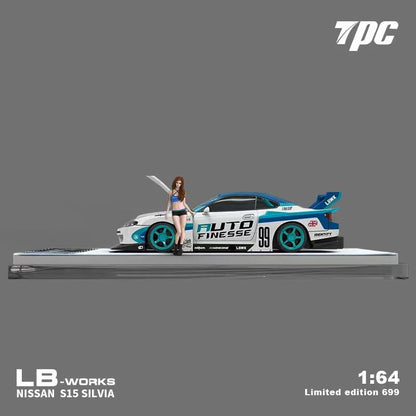 Tpc 1 64 Lb Lb Super Silhouette S15 Silvia Pink 1:64 Diecast