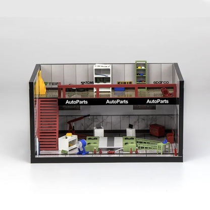 MH Repair Garage Diorama 1:64 Display
