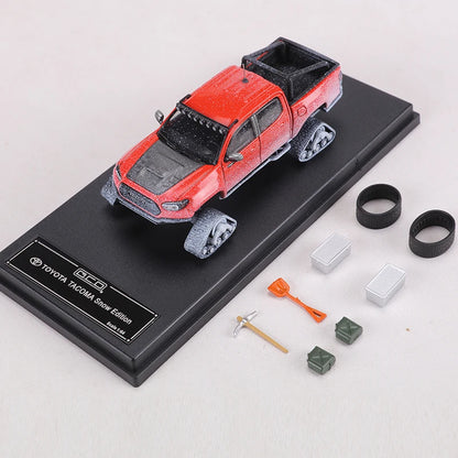 GCD 1 64 Tacoma Snow Includes Accessories 1:64 Diecast