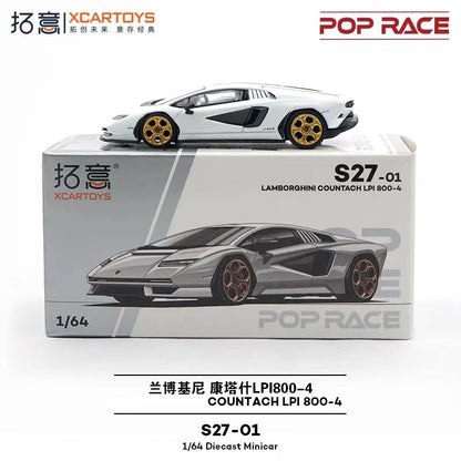 XCARTOYS Pop Race Countach Lpi 800 4 7 6:64 Diecast