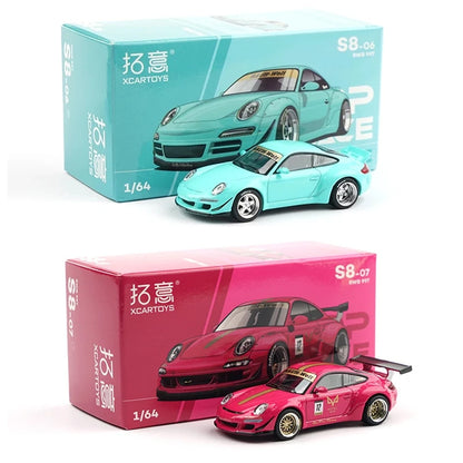 XCARTOYS Pop Race RWB 997 7 64 S8 1:64 Diecast