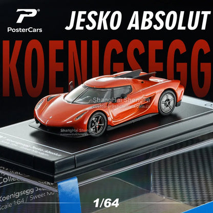 PosterCars Koenigsegg / Pagani / McLaren Supercars 1:64 Diecast