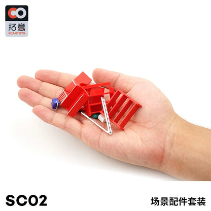 XCARTOYS Plastic Transportation Facilities Sc02 1 64 1:64 Diecast