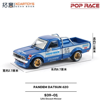 Pop Race Pandem Datsun 620 1 64 Metal Plastic Parts S39 1:64 Diecast