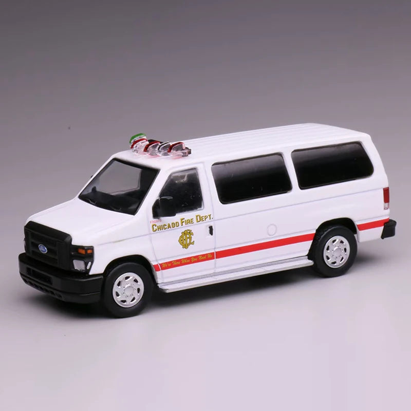 Premium 596 E350 Van NYPD 1:64 Scale Diecast Model Car - Image 23