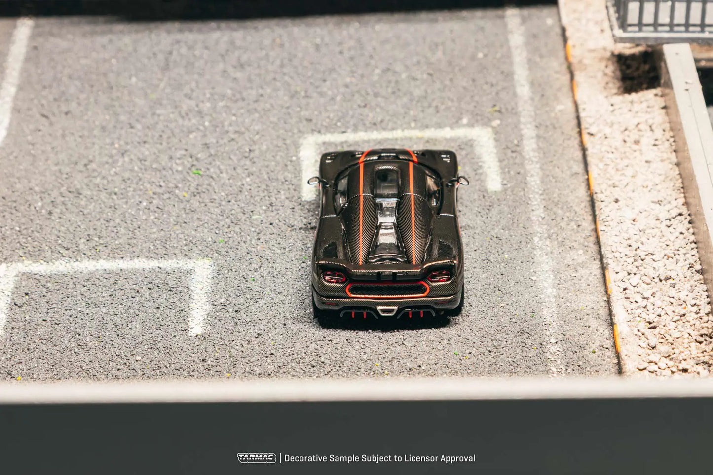 Tw 1 64 Koenigsegg Agera Rs Black Carbon Fiber Red 1:64 Diecast