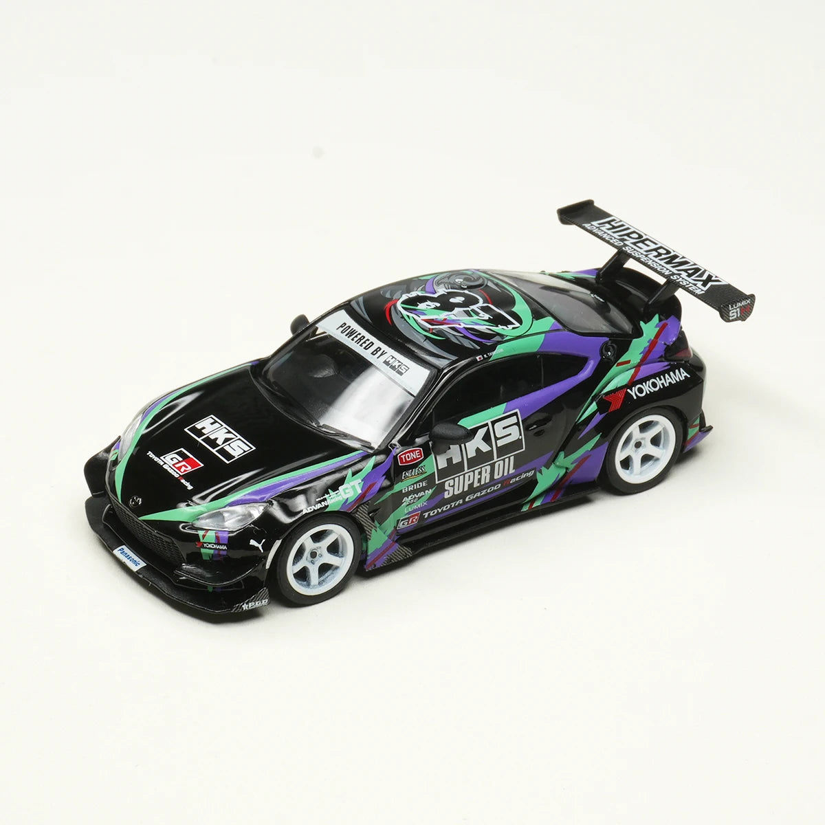 Toyota GR 86 HKS Type R 2022 Tokyo Auto Salon MINI GT 1:64 Scale Diecast Model Car