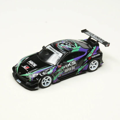 Toyota GR 86 HKS Type R 2022 Tokyo Auto Salon MINI GT 1:64 Scale Diecast Model Car