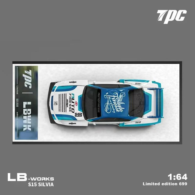 Tpc 1 64 Lb Lb Super Silhouette S15 Silvia Pink 1:64 Diecast