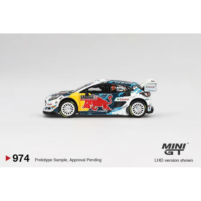 MINI GT 974 1 64 Ford Puma Rally M Sport Wrt 1:64 Diecast