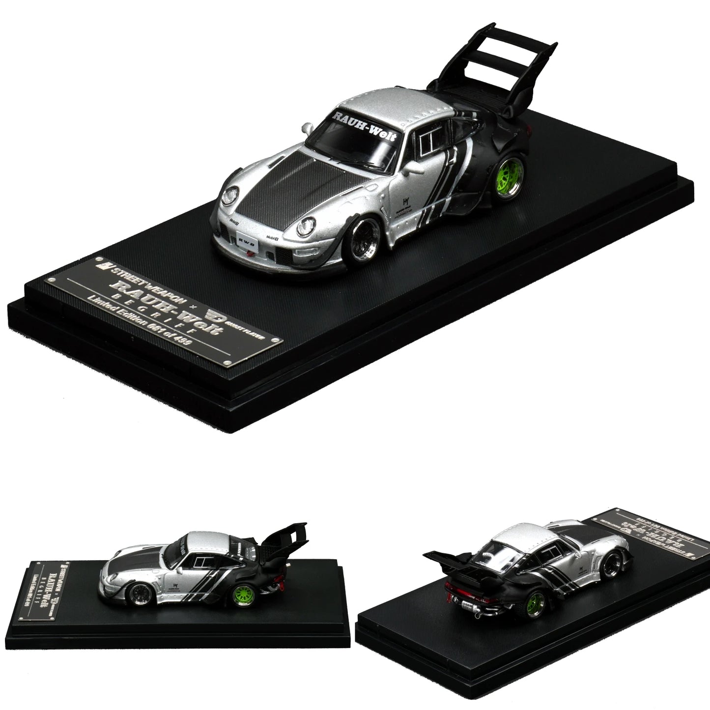 Premium SW RWB 993 Rotana 997 1:64 Scale Diecast Model Car - Image 8