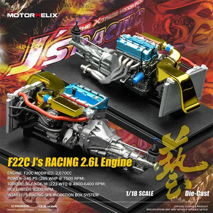 Presale Motorhelix Mh 1 18 F22c J S Raging 2 1:18 Diecast