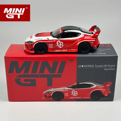 MINI GT 1 64 Toyota Lb Works Toyota GR Supra Red 1:64 Diecast