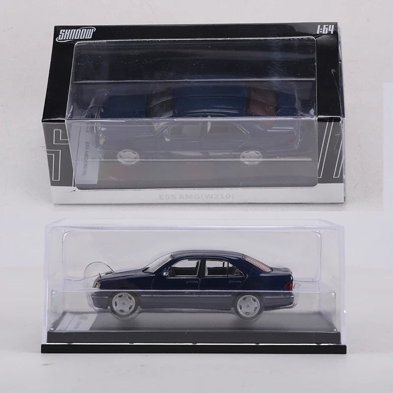 Mercedes-Benz E55 W210 Blue SHADOW 1:64 Diecast