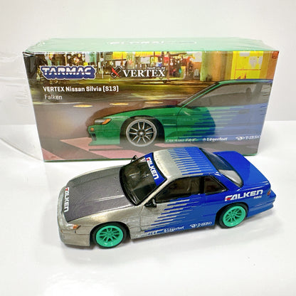 Tarmac Works Nissan Silvia S13 S15 Vertex CHASE modellino 1:64