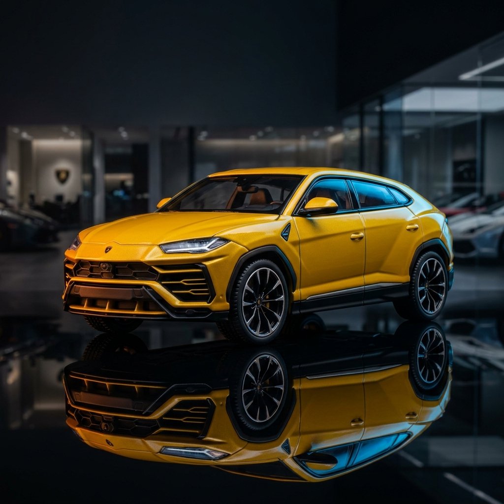 Lamborghini Urus - Premium 1:64 Scale Diecast Model Car