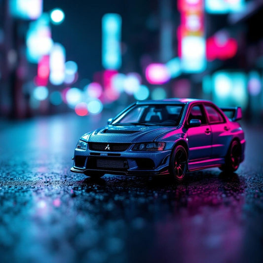 Mitsubishi Lancer Evolution Five - Premium 1:64 Scale Diecast Model Car
