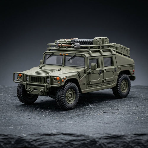 Hummer H1 Military Army - Premium 1:64 Scale Diecast Model Car