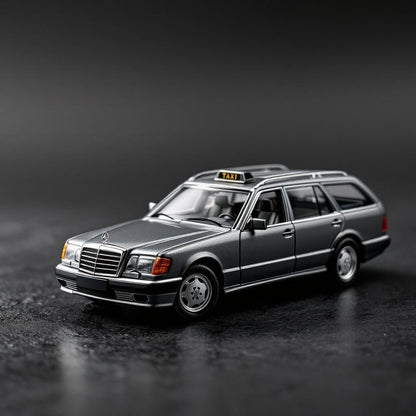 Mercedes-Benz S124 T MODEII EVO2 Wagon Taxi Mortal Collectible - Premium 1:64 Scale Diecast Model Car
